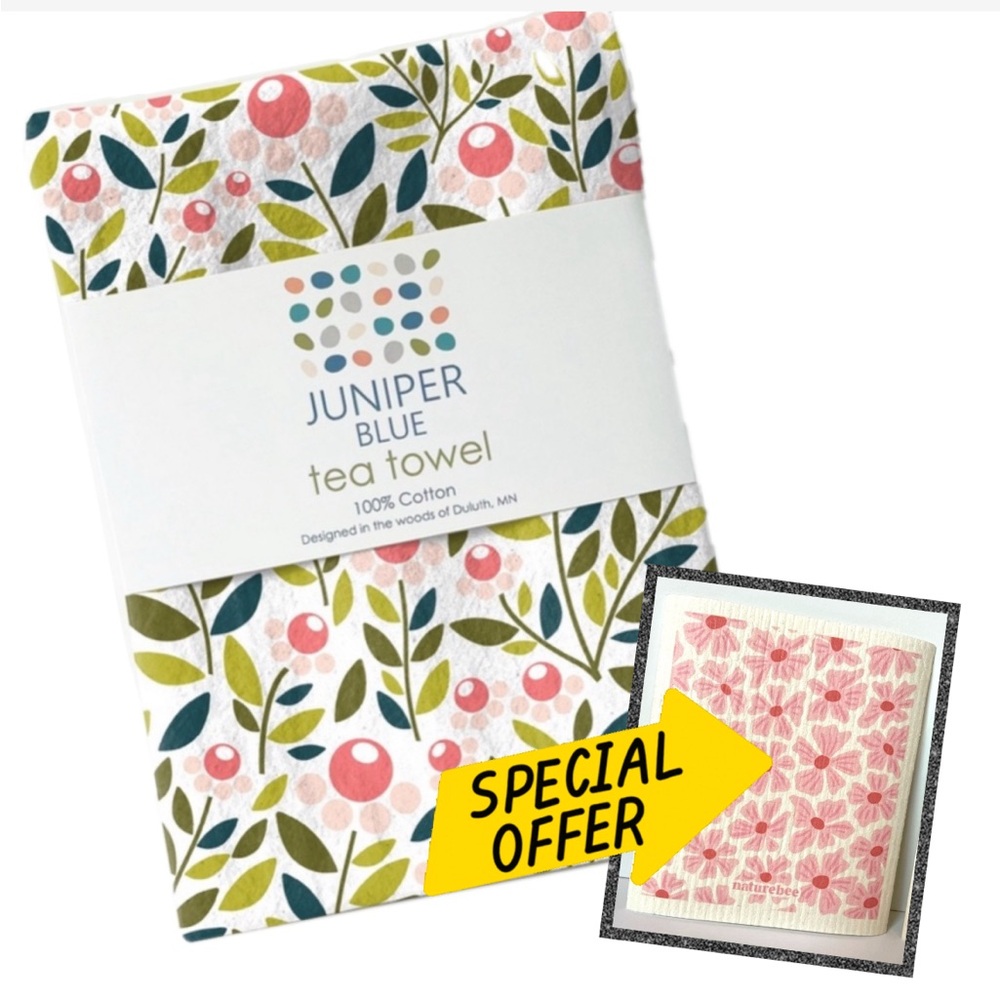 Spring Valley Tea Towel